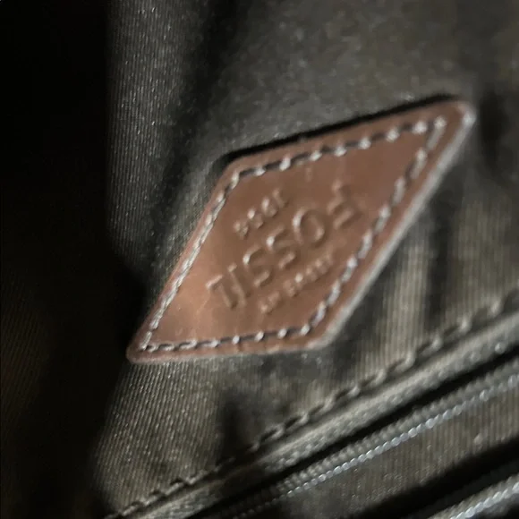 Fossil Black and Brown Messenger Bag - Picture 6 of 7